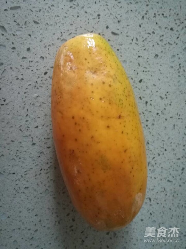 冰糖炖木瓜牛奶