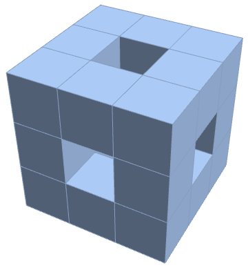 怎么绘制二维Menger海绵？