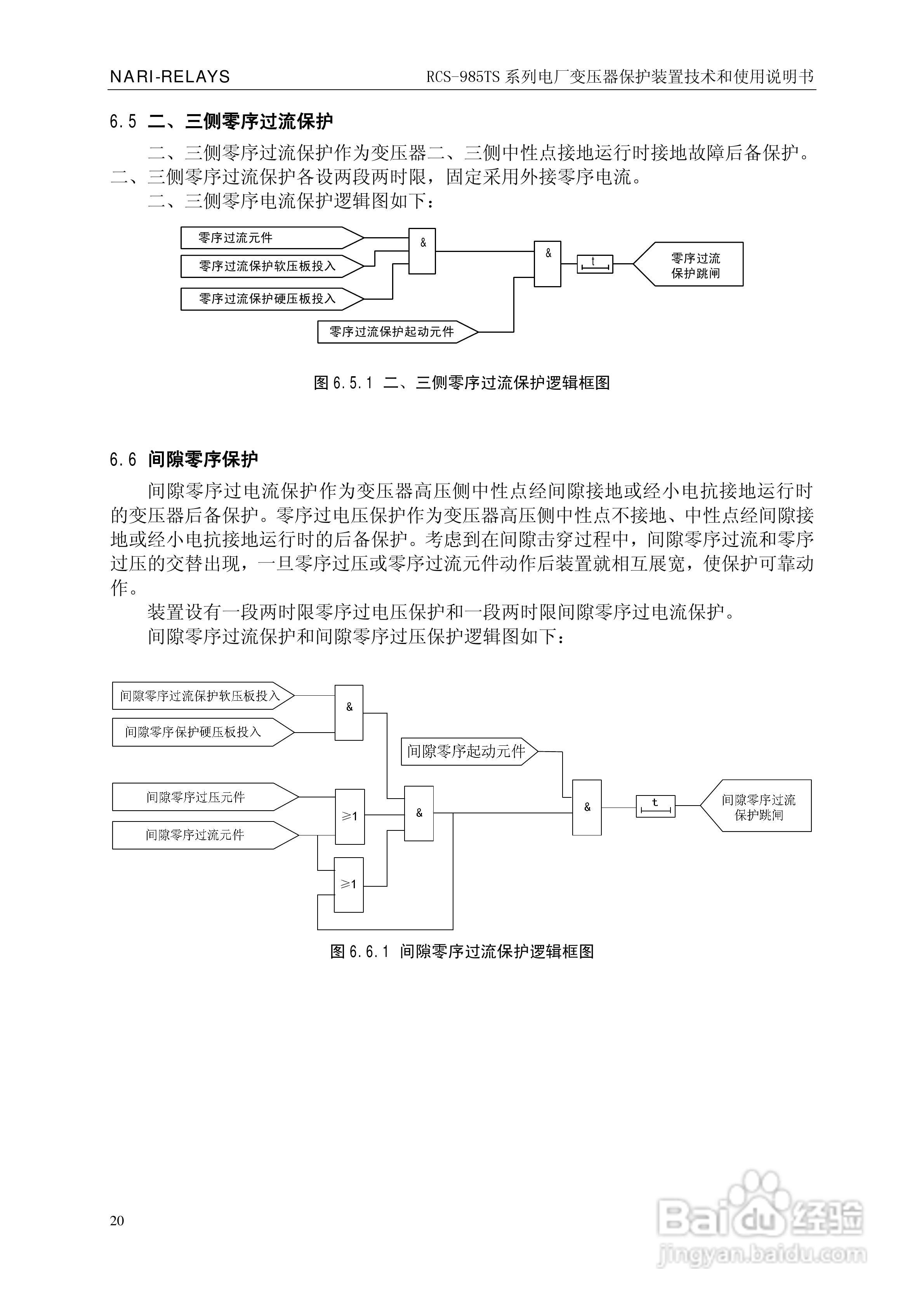 南瑞RCS-985TS_B电厂变压器保护装置使用说明书:[3]