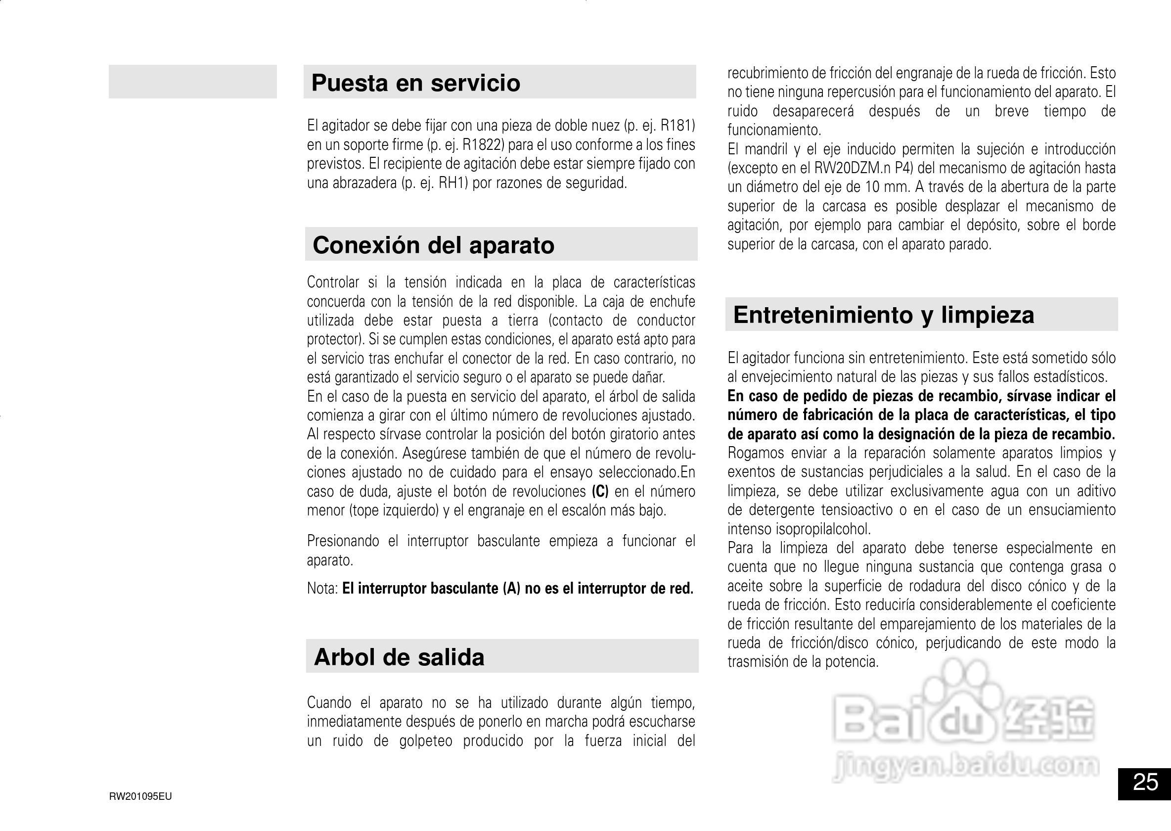 IKA RW 20 DZM.n 顶置式机械搅拌器使用说明书:[3]