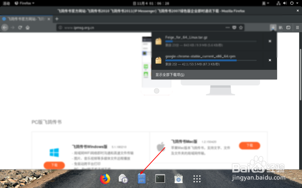 Fedora 29下安装Chrome浏览器