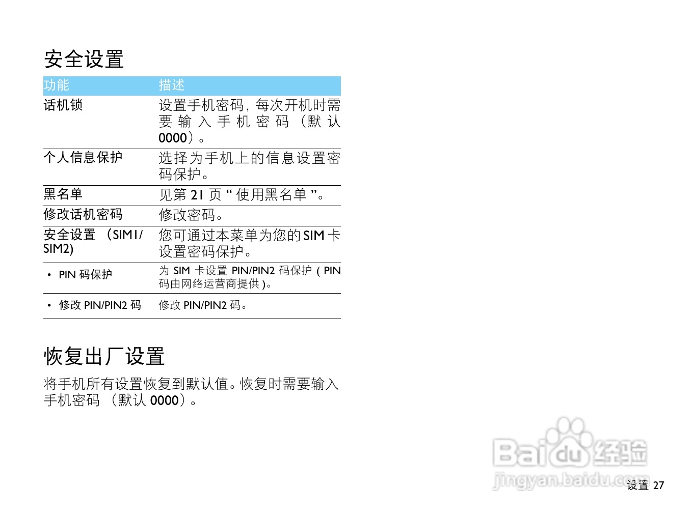 飞利浦W715手机使用说明书:[3]