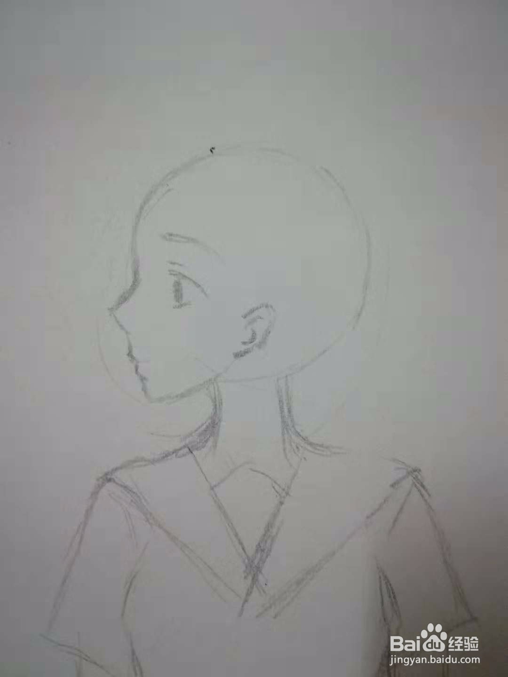 《地铁上的少女》漫画手绘插画线稿教程