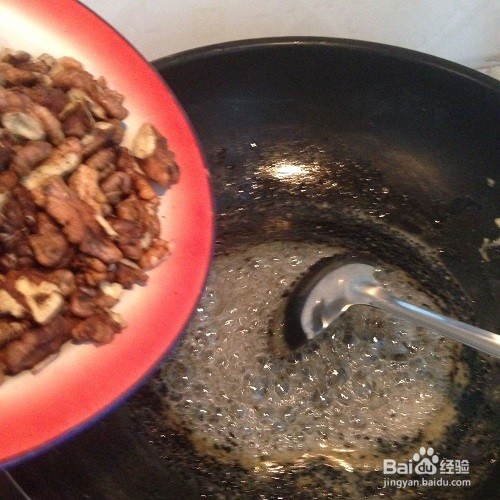自制小零食—焦糖芝麻核桃仁