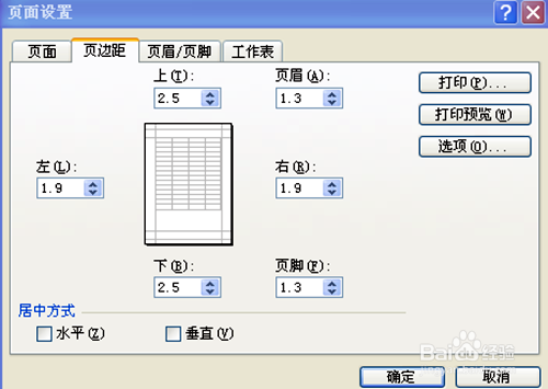 在Execl中如何设置页面？