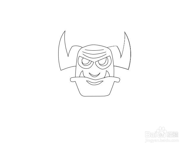 暗之恶魔怎么画