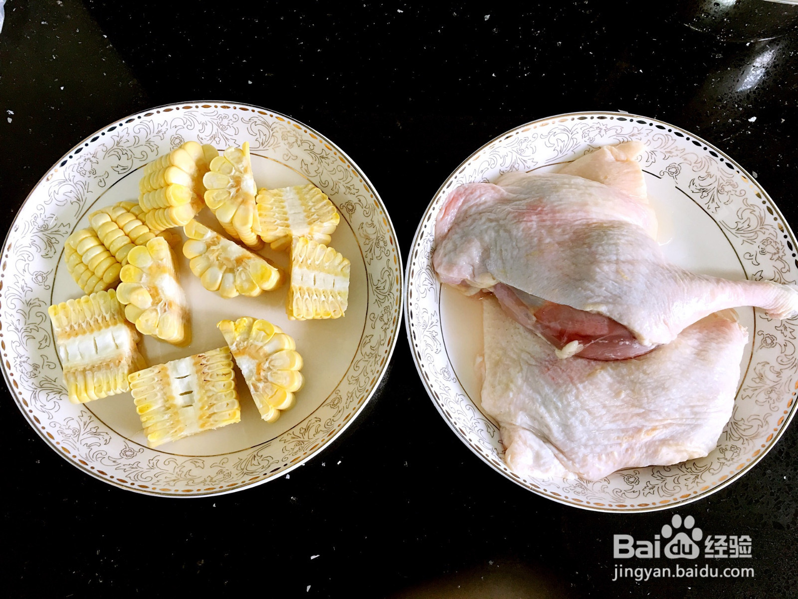 猴头菇玉米鸭腿煲的做法