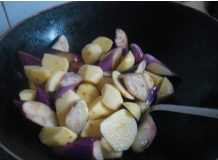 茄子美食---爆炒茄子
