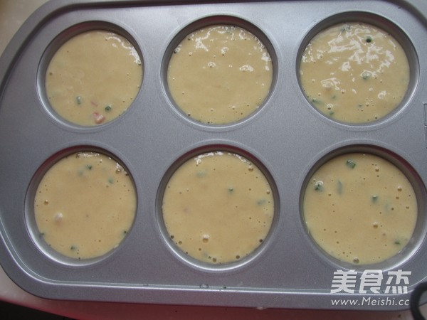 香葱火腿咸蛋糕
