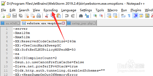 notepad++设置Korean编码格式?