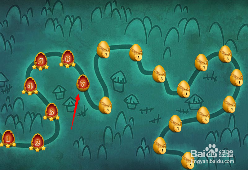 小游戏泡泡鸟历险记7关