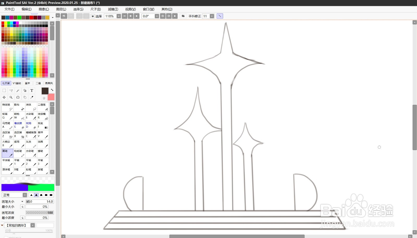 汕头标志性建筑简笔画