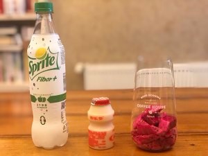 怎么做出火龙果气泡水
