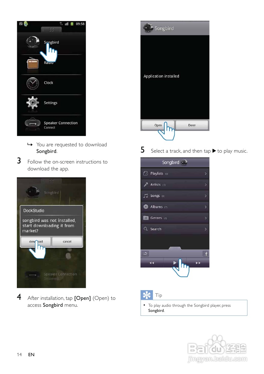 飞利浦AS851/98音乐基座使用说明书:[1]
