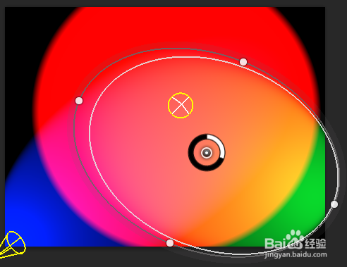 如何在PS中制作舞台灯光效果?