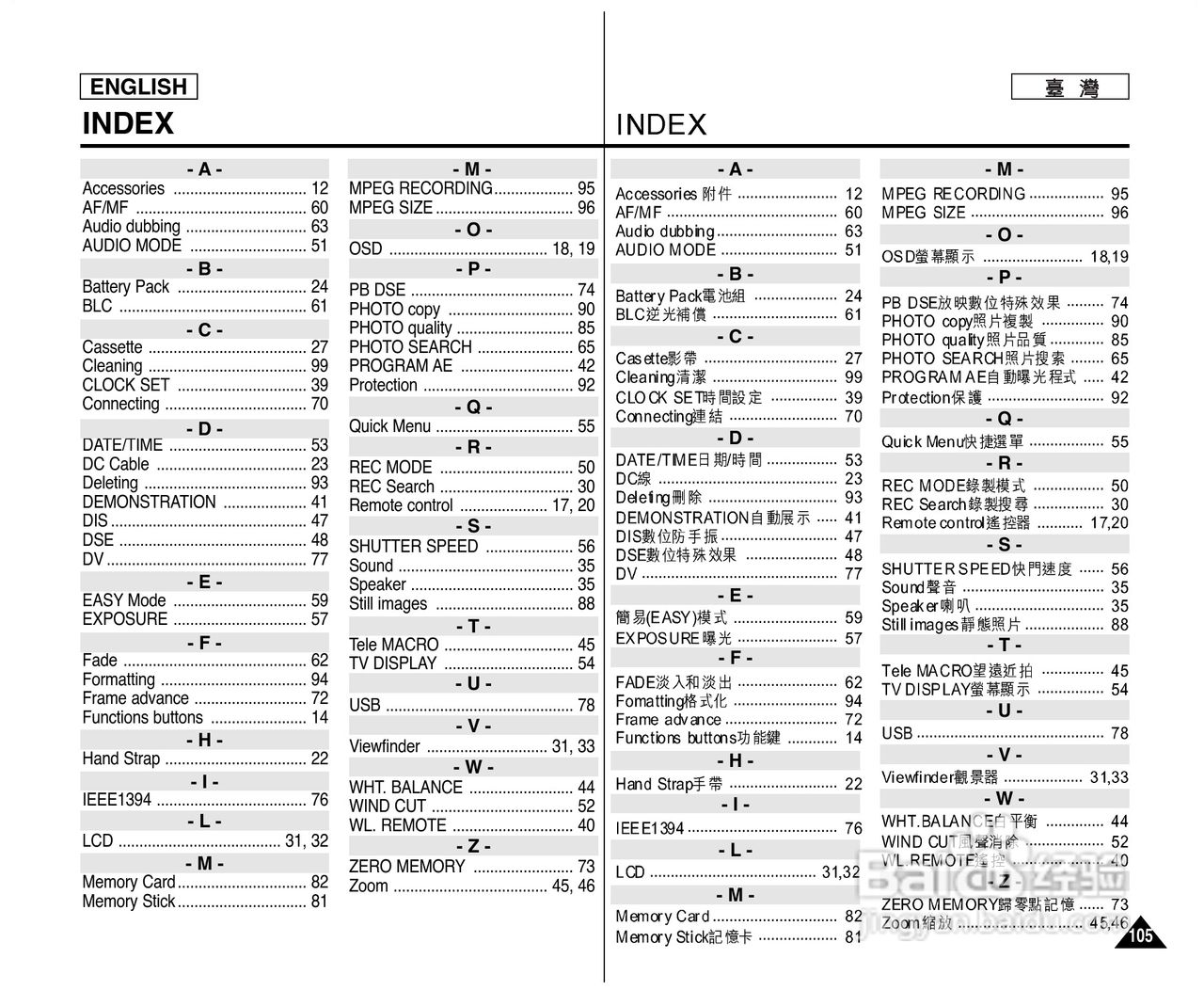 SCD303数位摄录影机用户说明书:[11]