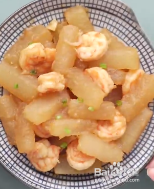 大虾炖冬瓜的家常做法