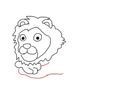 狮子的简笔画怎么画