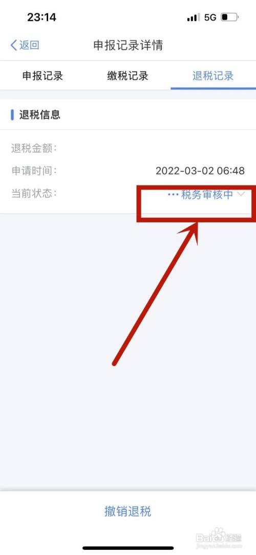 2021年度如何查看个税退税进度