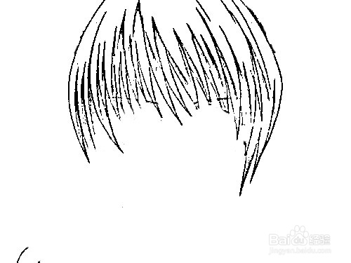简笔画动漫人物酷拉皮卡的画法