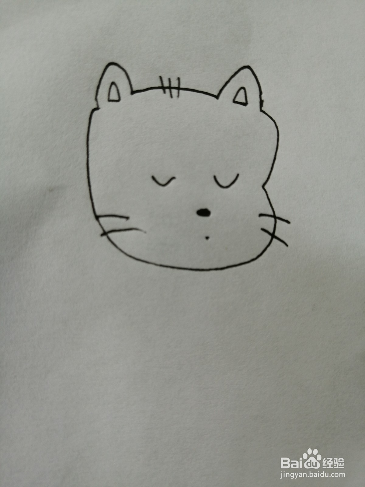 可爱的小猫怎么画