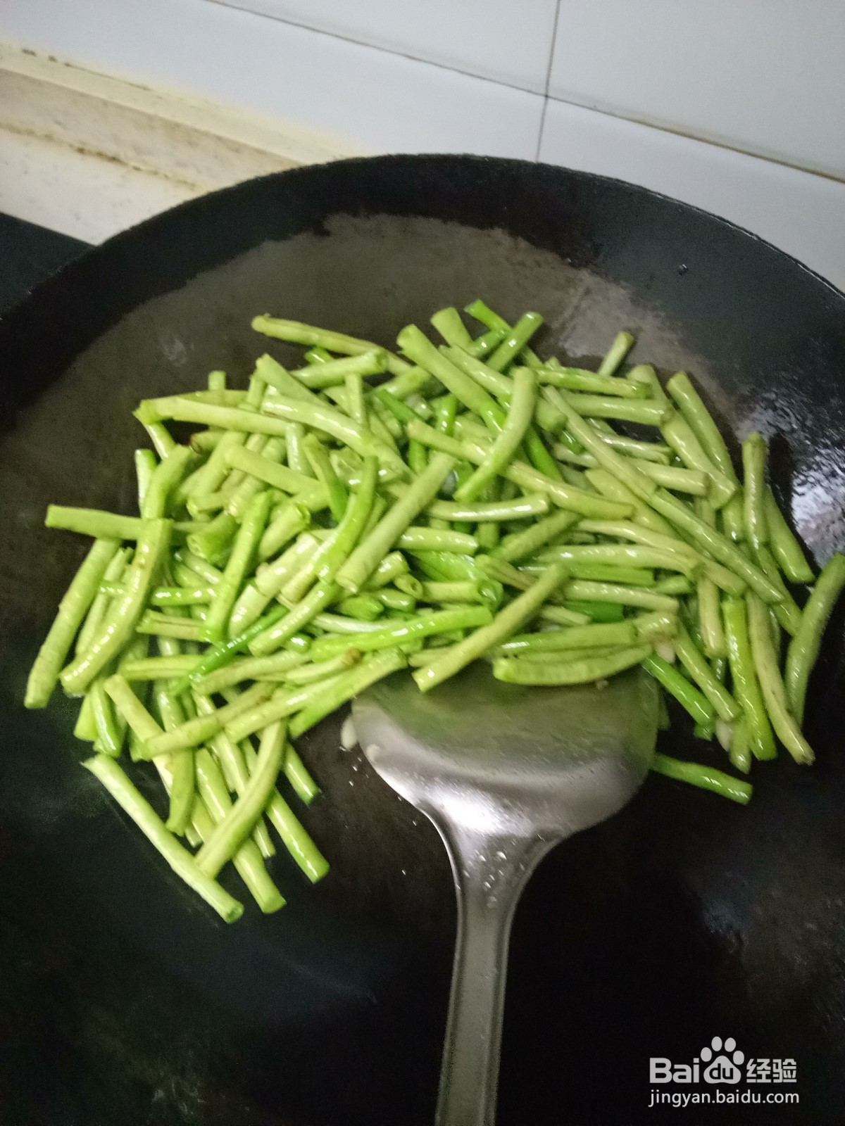 家常韭菜炒豆角