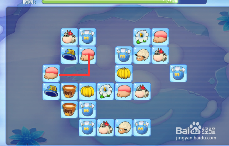 摩尔庄园连连看怎么玩