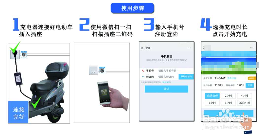圳之星扫码刷卡充电桩的使用方法