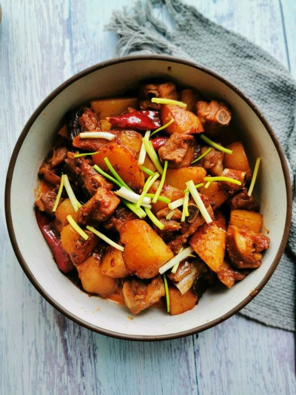 豆豉土豆焖排骨