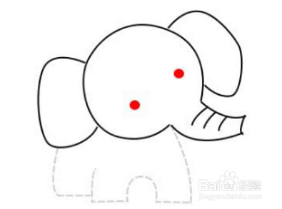 简笔画如何画大象