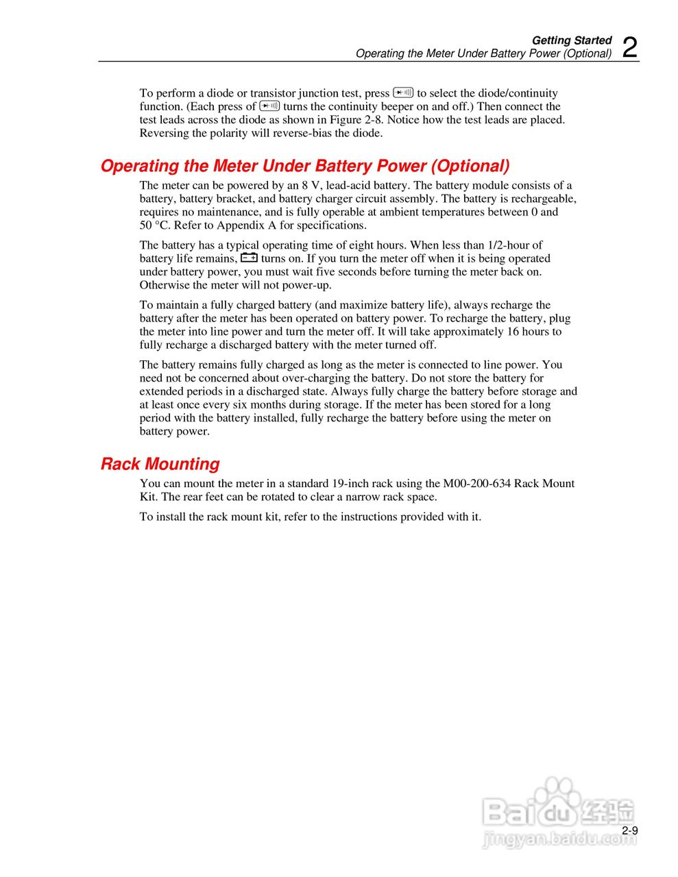 福禄克Fluke45万用表说明书:[3]