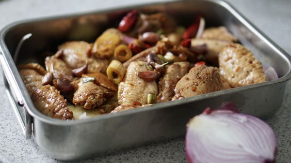 啤酒土豆烤鸡翅