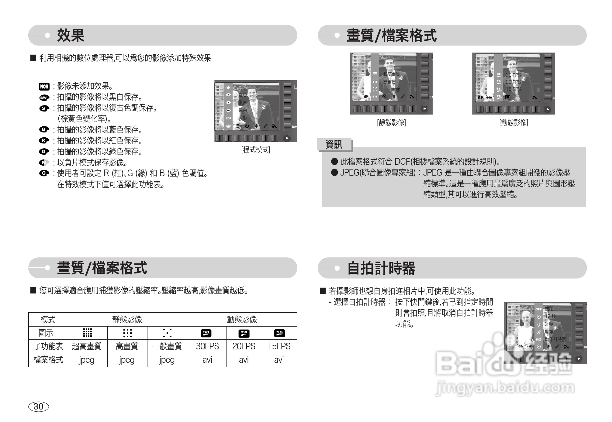 三星L73数码相机使用说明书:[4]