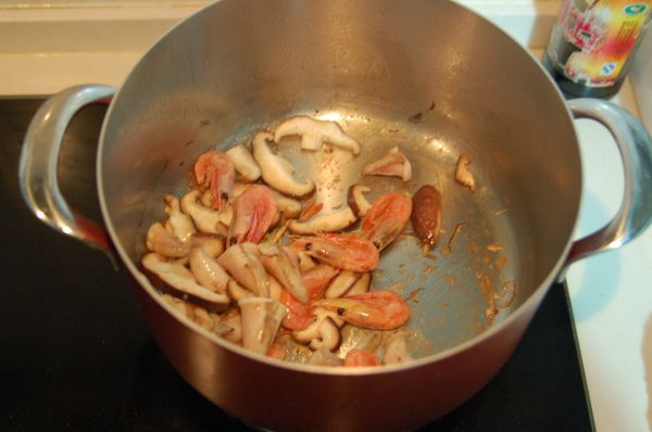 北极虾珍珠疙瘩汤