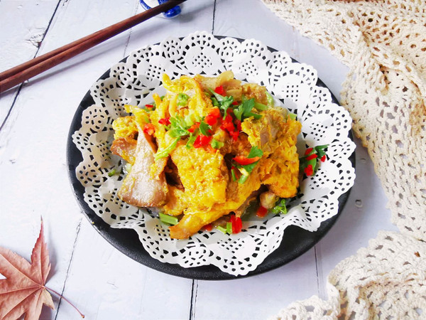 青花椒椒盐平菇