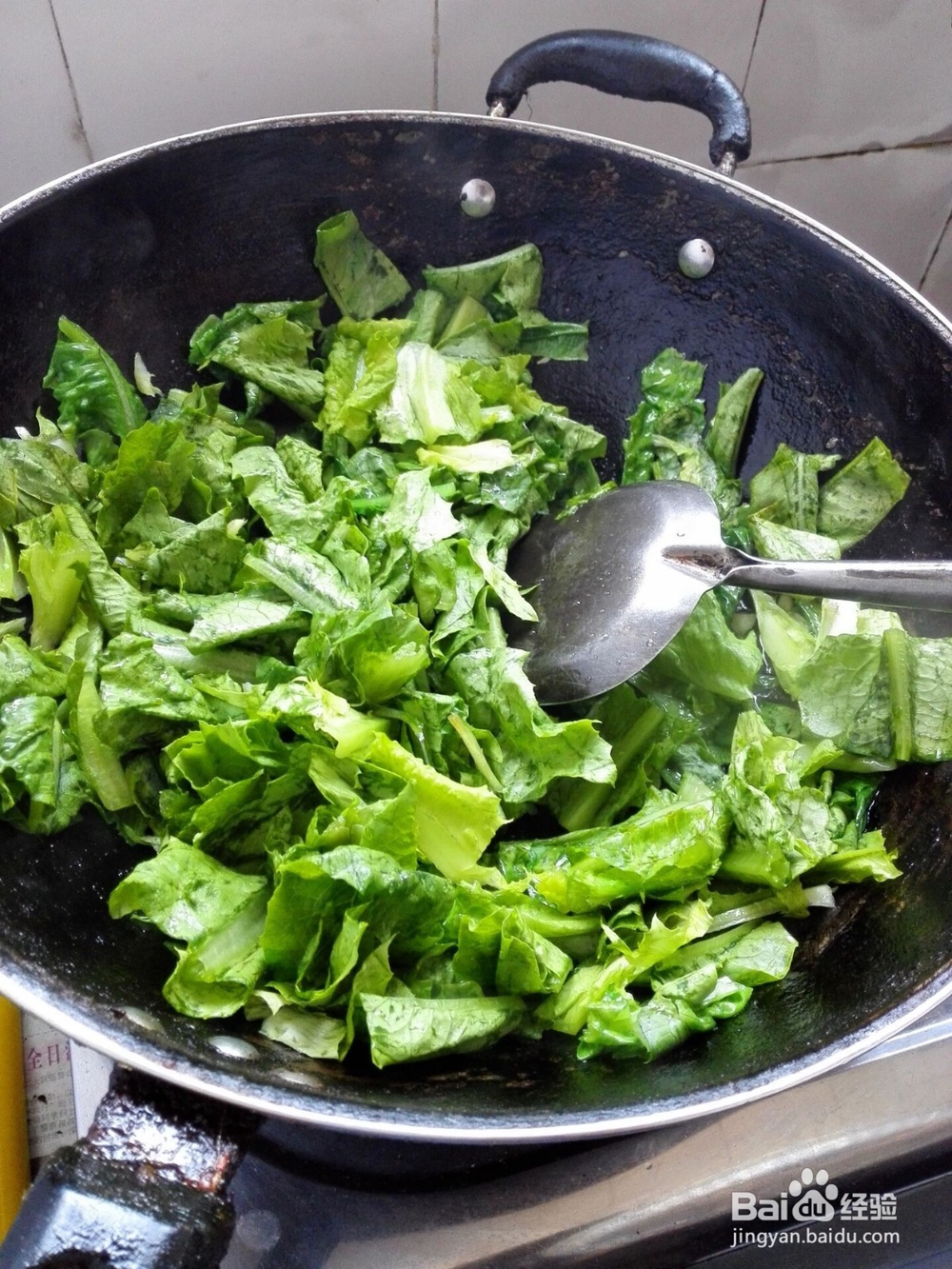 怎样制作素炒生菜