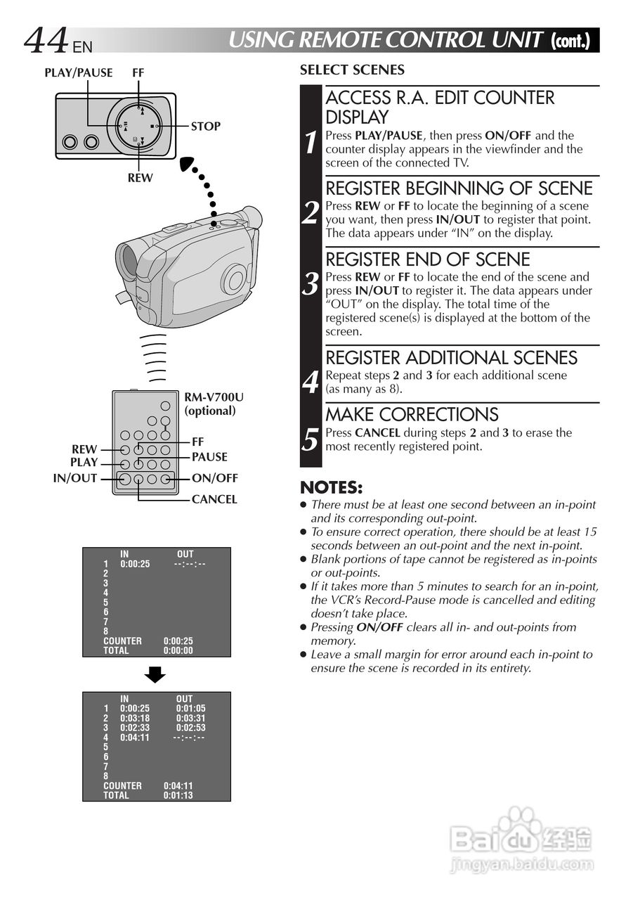 胜利JVC GR-AX680数码摄像机使用说明书:[5]