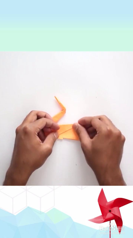 折纸千纸鹤怎么做