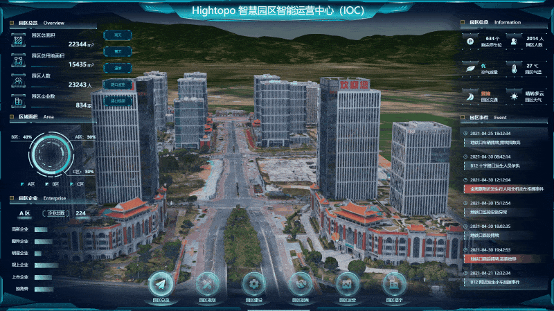 搭建Web GIS 智慧园区可视化平台