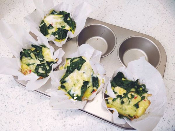 杂蔬芝士鸡蛋杯