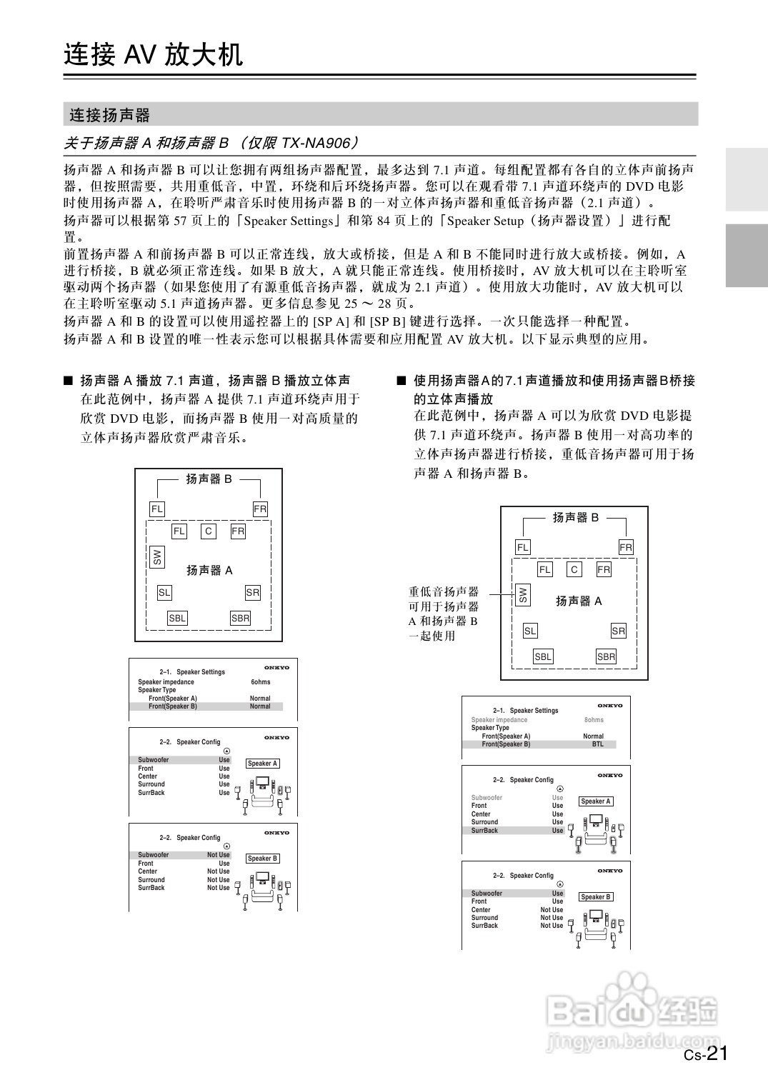 安桥AV放大机TX-NA906型使用说明书:[2]