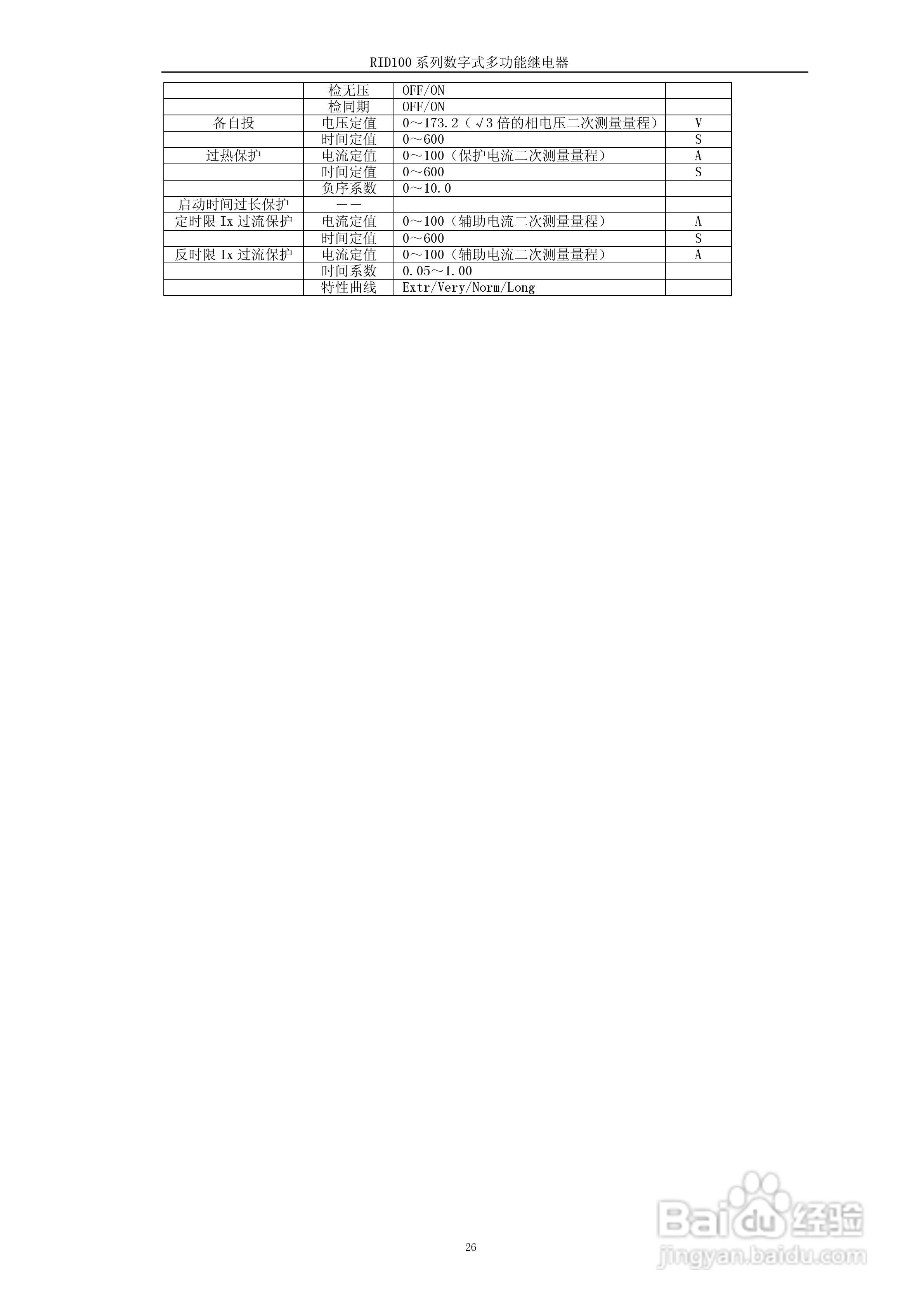 RID100系列数字式多功能继电器使用手册:[3]