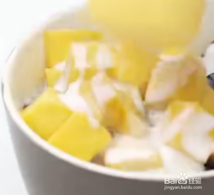 椰味香芒龟苓膏做法