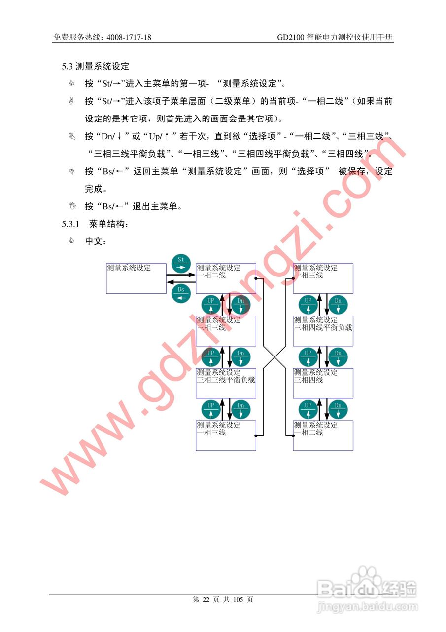 国电中自GD2100智能电力监测仪使用说明书:[3]
