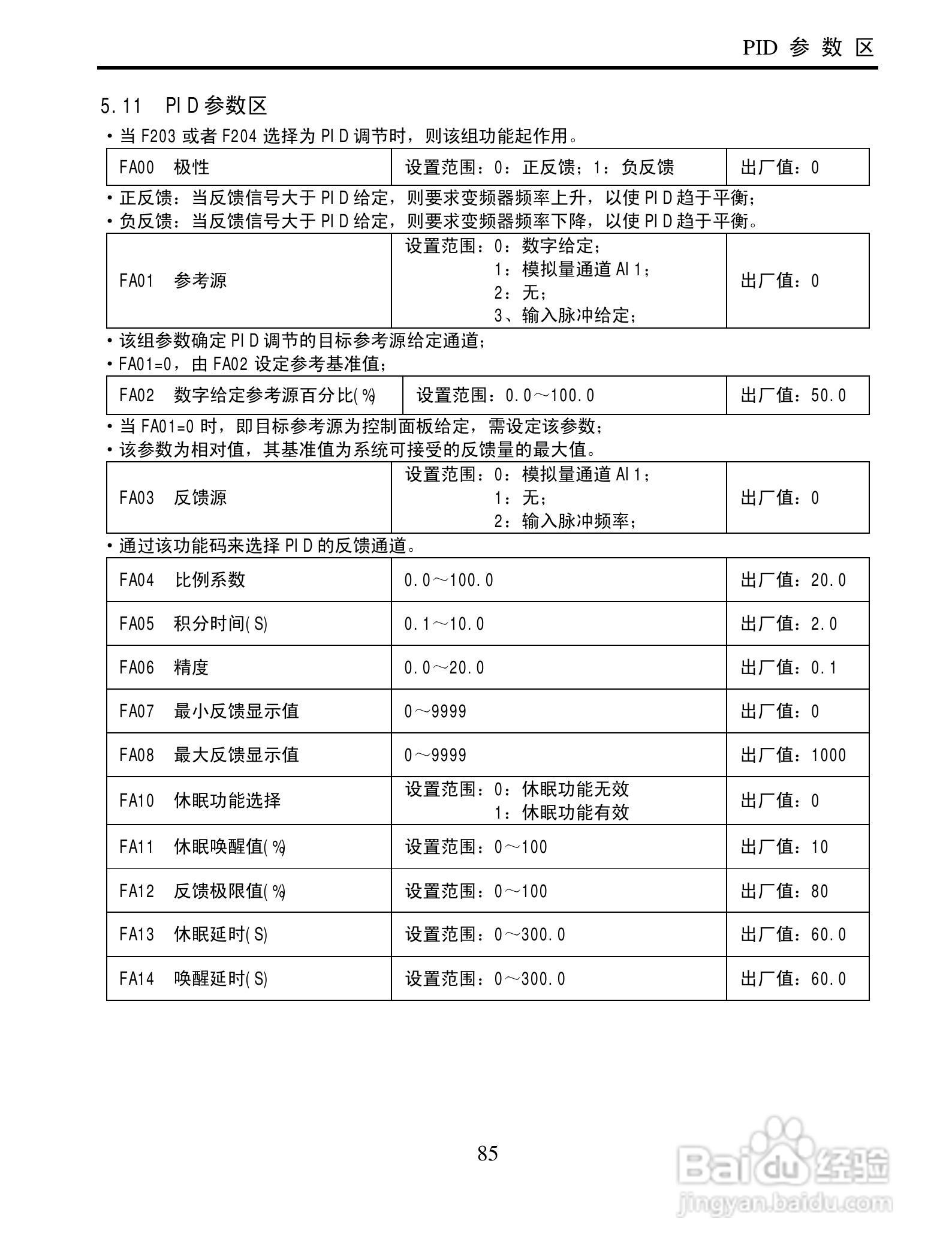 欧瑞传动XS1000-0300T3变频器使用说明书:[9]