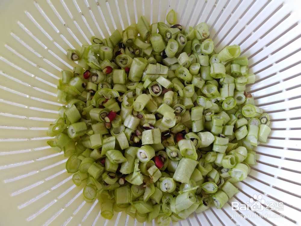 豆角、肉丁的家常做法