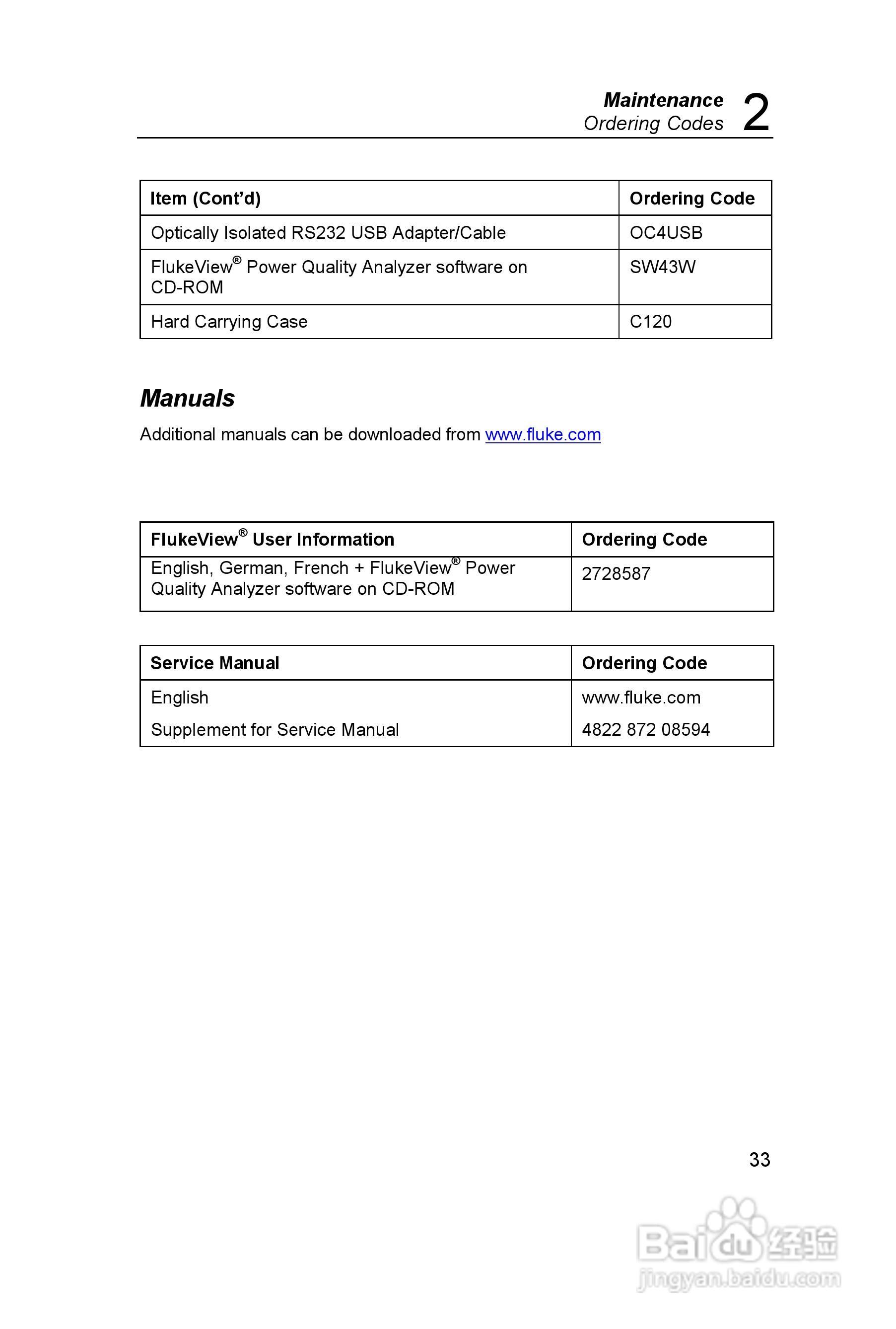 Fluke 43B 电能质量分析仪用户手册:[4]