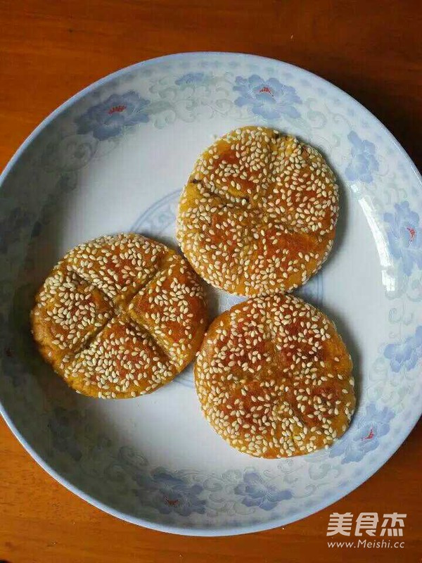 紫薯南瓜芝麻饼