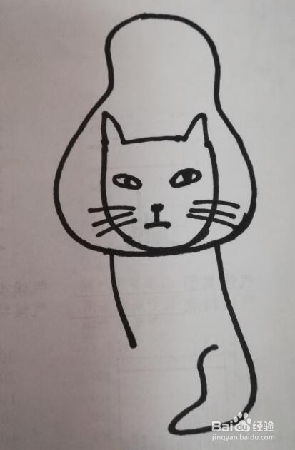 小猫的画法