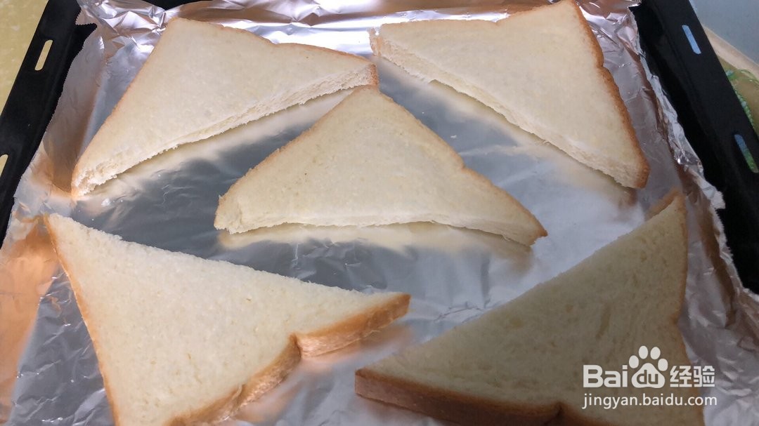 蒜香烤吐司的做法